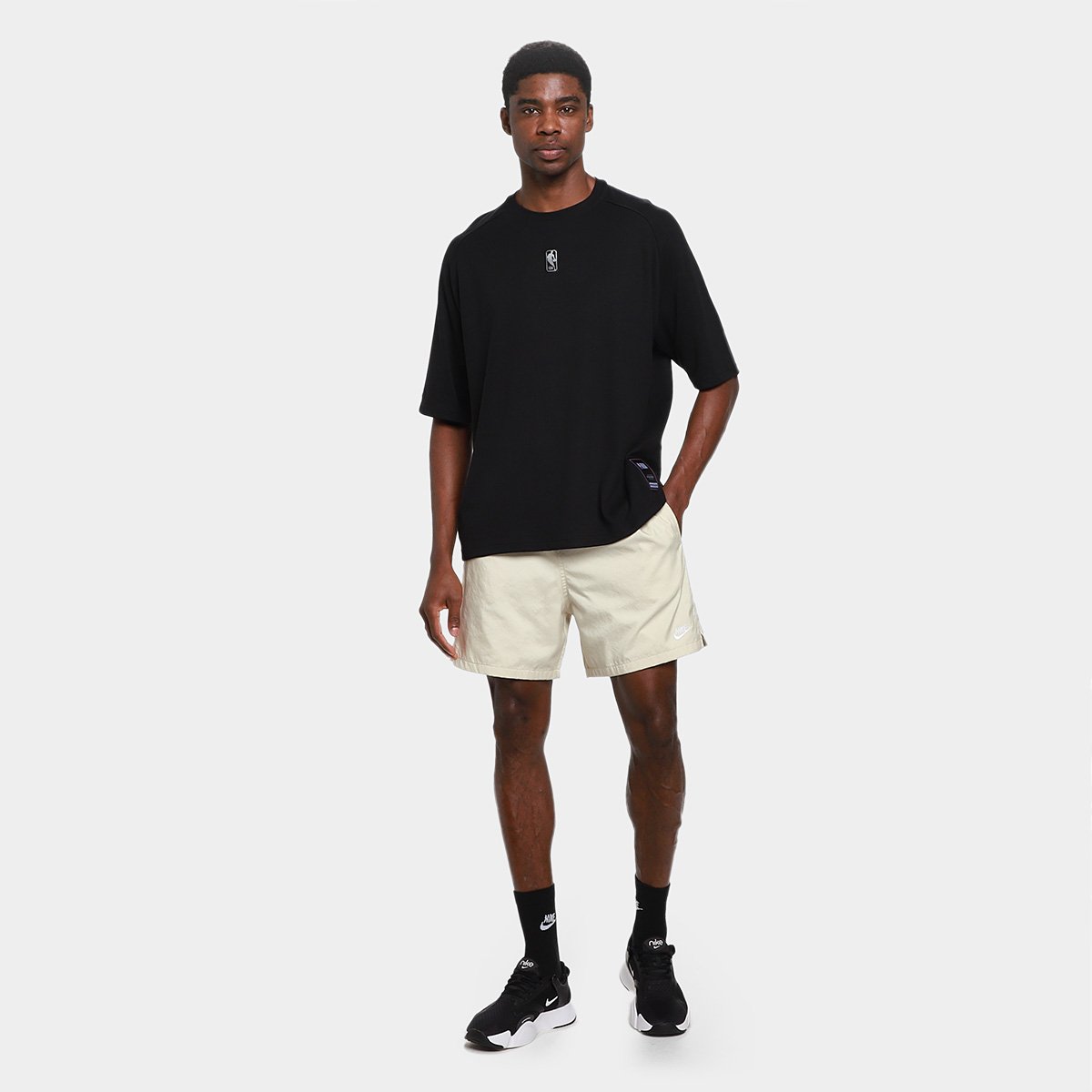 Camiseta NBA Mitchell & Ness Chrome Logom Masculina - 4