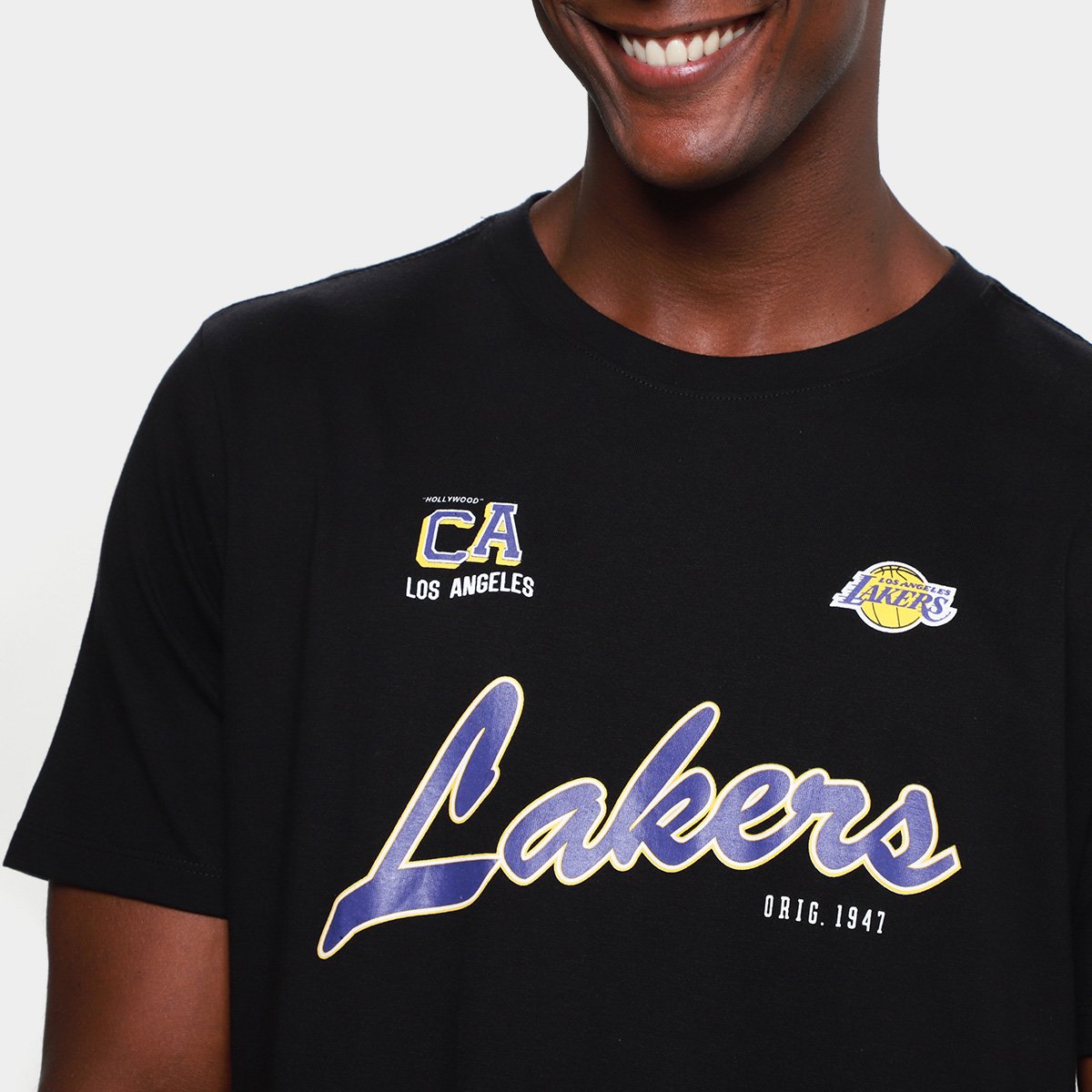Camiseta NBA Mitchell & Ness Cursive Masculina - 2