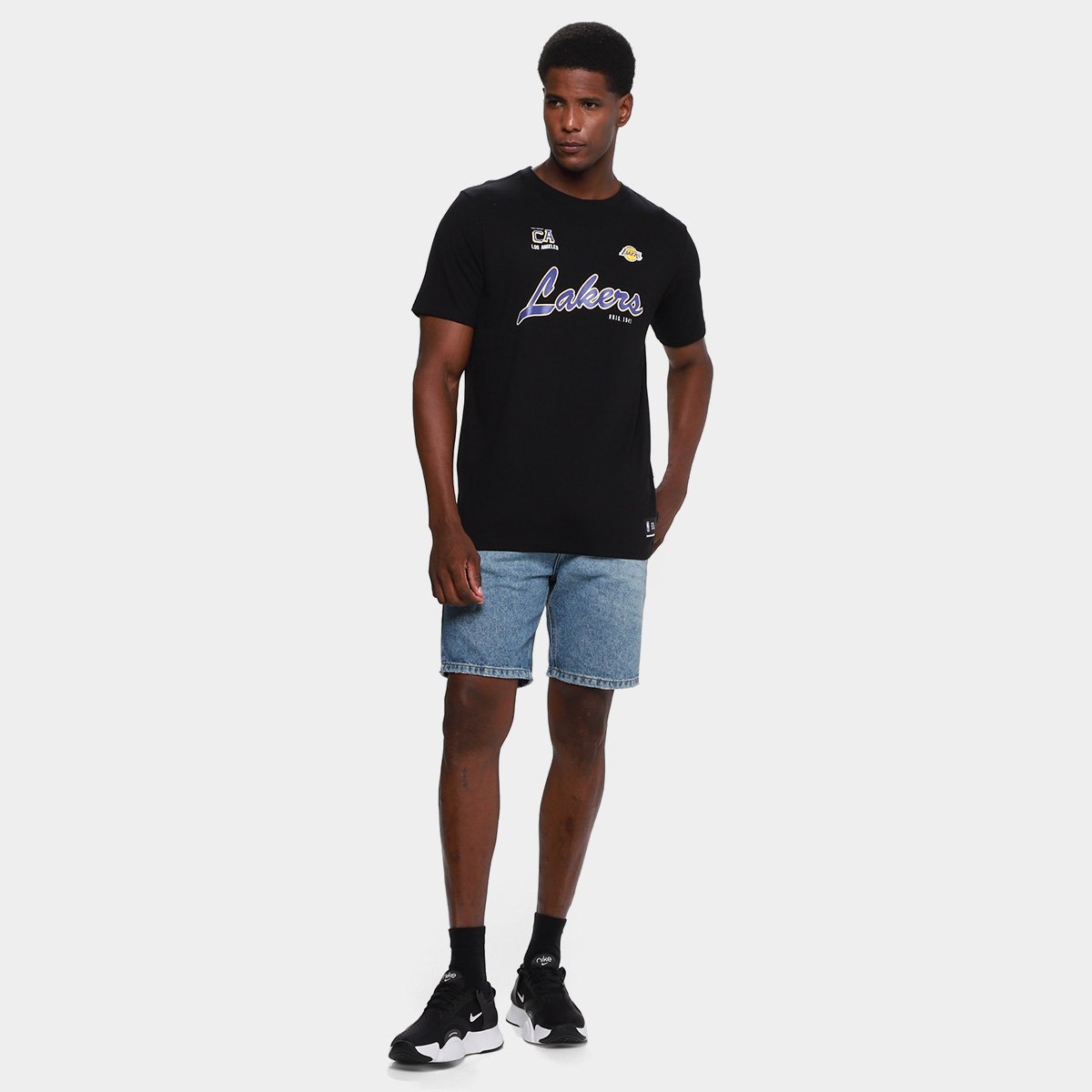 Camiseta NBA Mitchell & Ness Cursive Masculina - 4