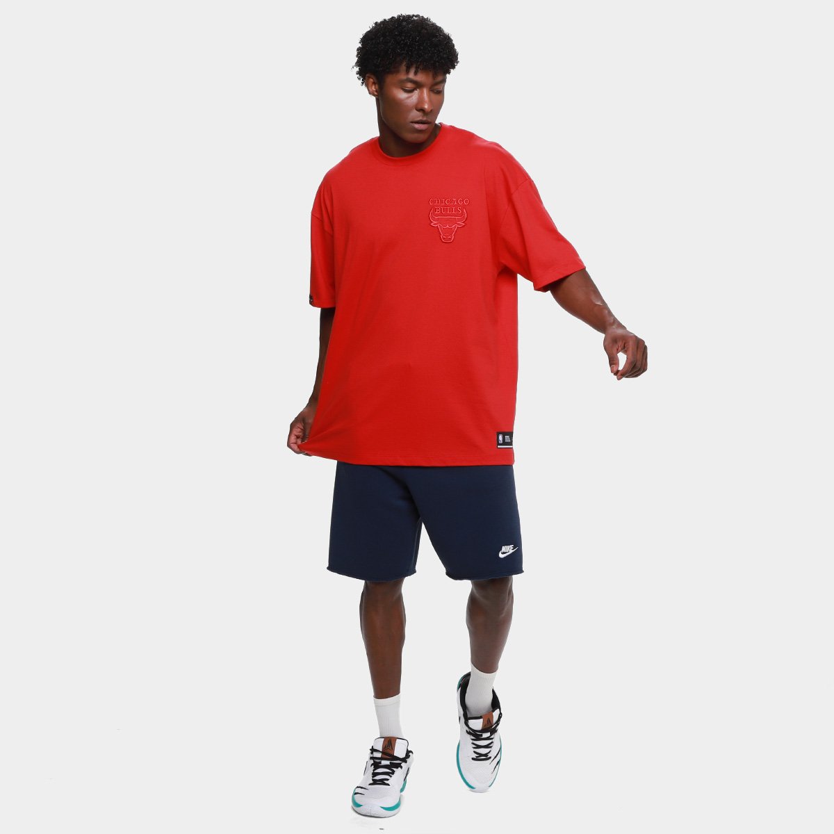 Camiseta NBA Mitchell & Ness Faux Emboss Masculina - 5