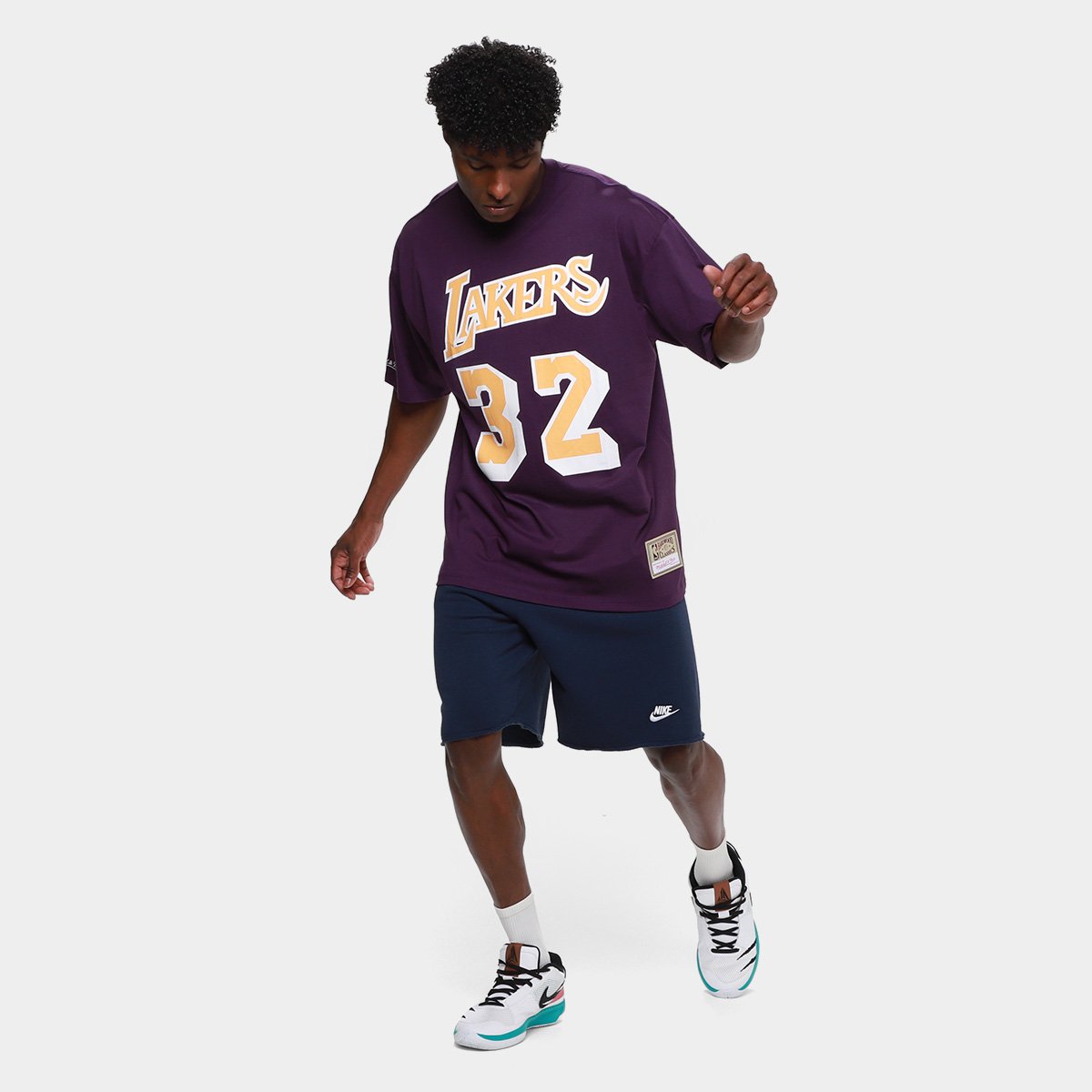Camiseta NBA Mitchell & Ness Johnson Masculina - 5