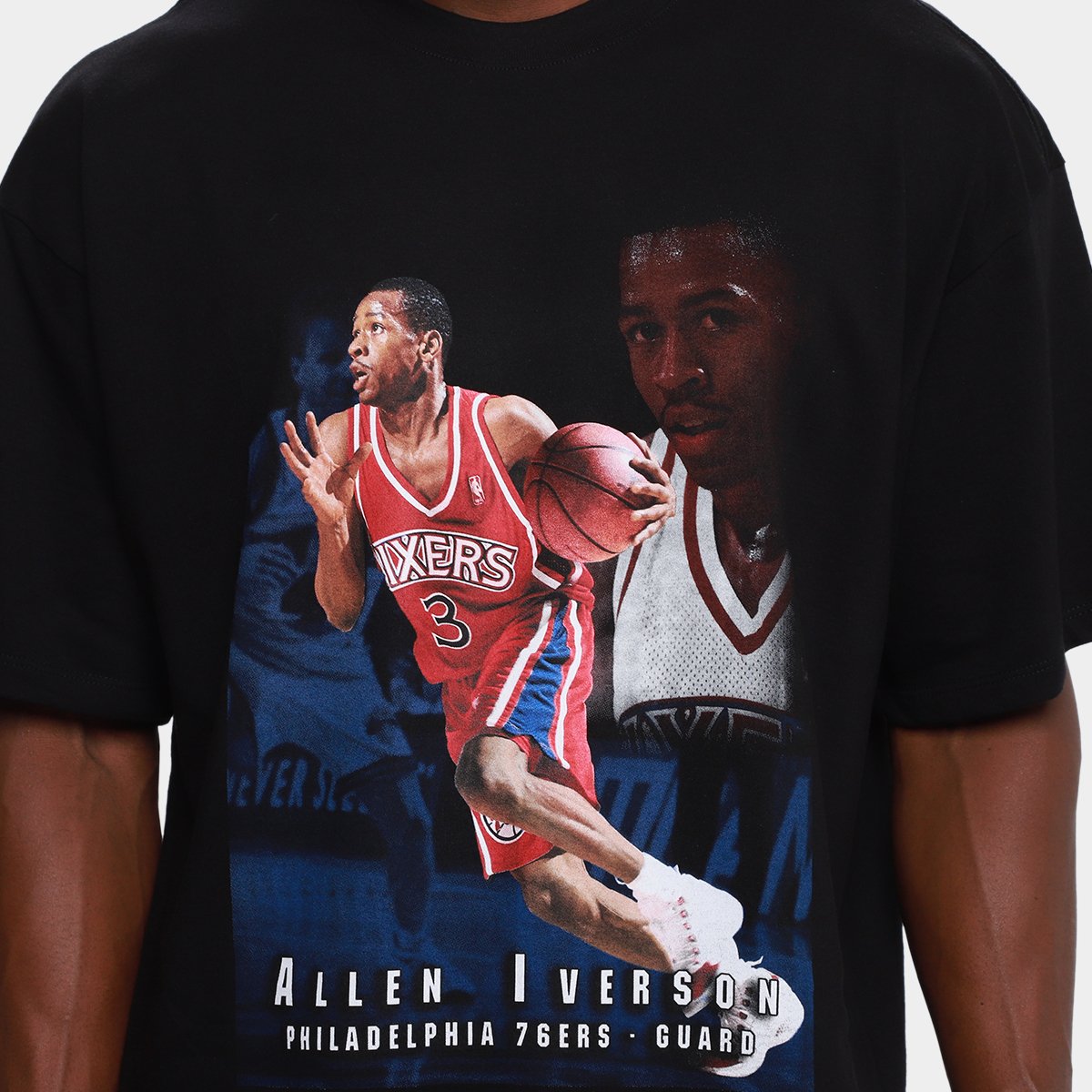 Camiseta NBA Mitchell & Ness Trad Cards Masculina - 2