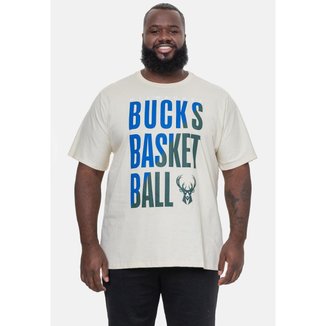 Camiseta NBA Plus Size Masculina Colorful Masculino