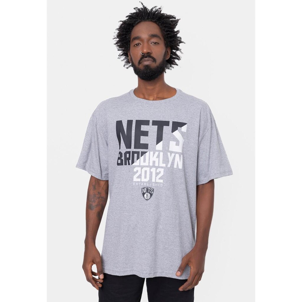 Camiseta NBA Plus Size SpotLight Brooklyn Nets Masculino