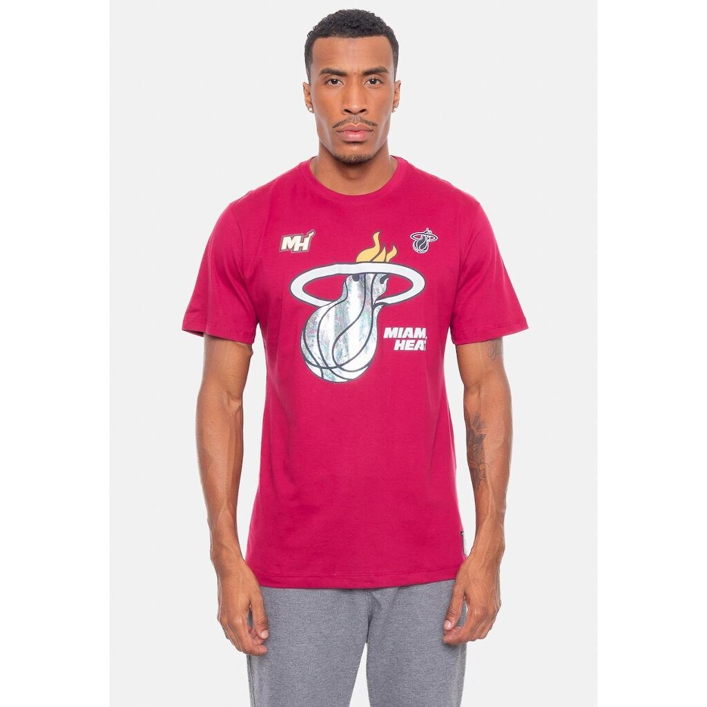 Camiseta NBA Rainbow Miami Heat Masculino