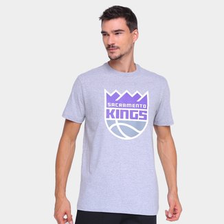 Camiseta NBA Sacramento Kings New Era Logo Masculina