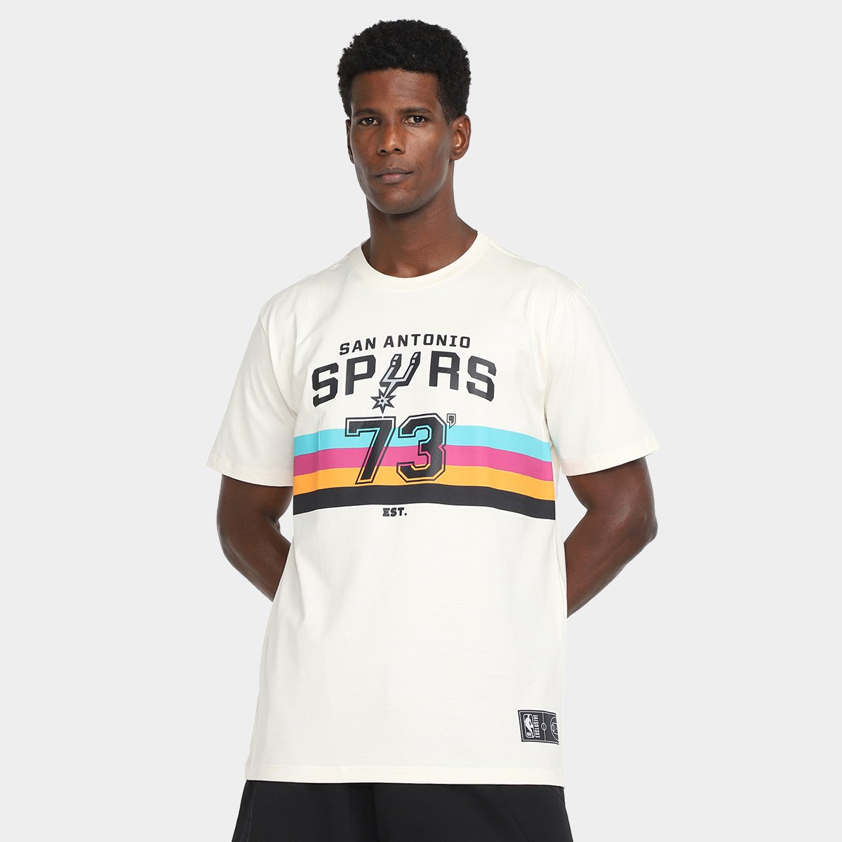 Camiseta NBA San Antonio Spurs City Number Masculina