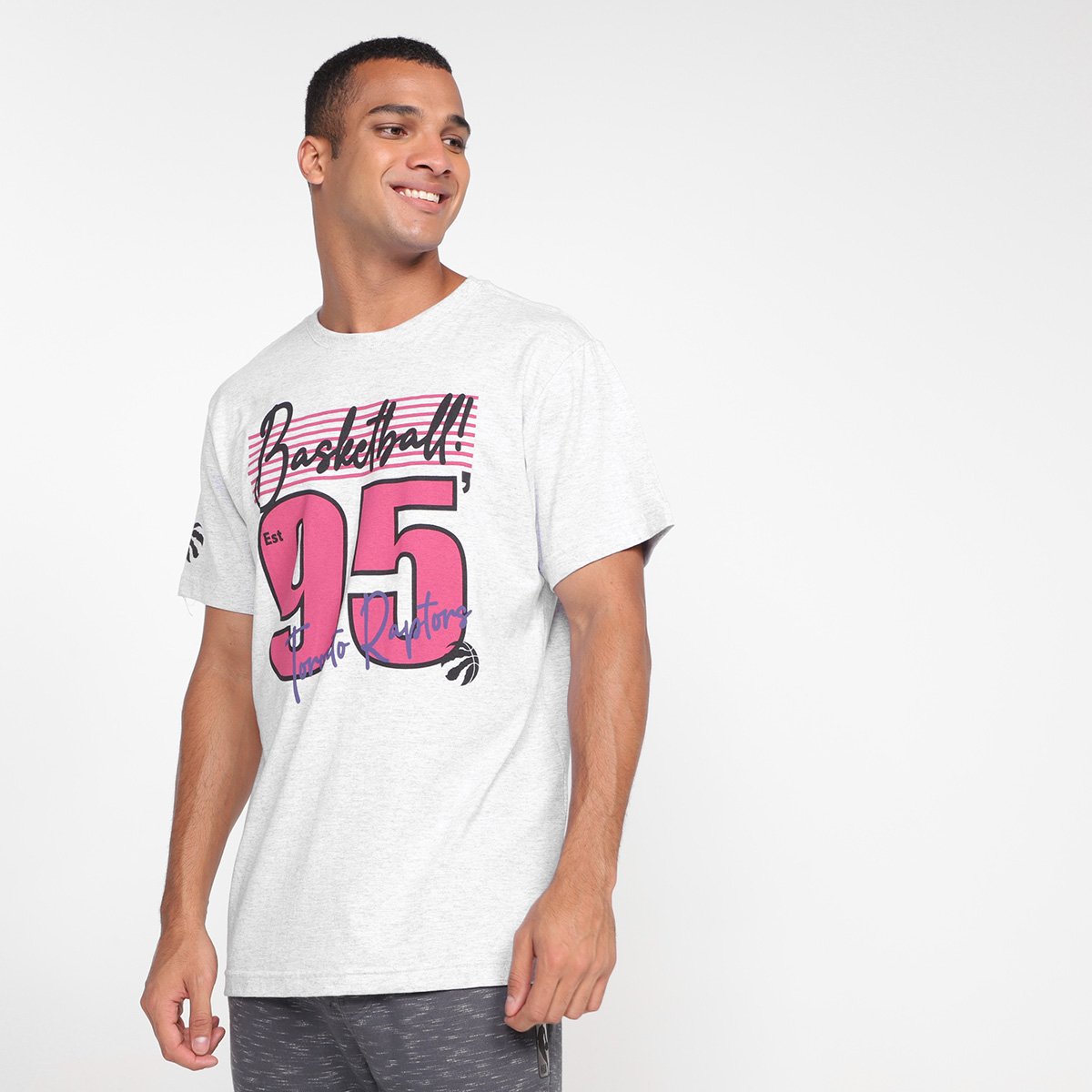 Camiseta NBA Toronto Raptors Masculina Menor preço em Camiseta NBA Toronto Raptors Masculina