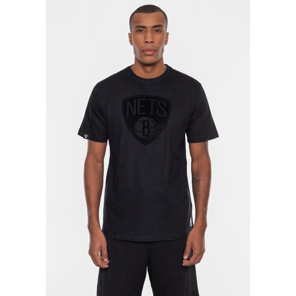 Camiseta NBA Velvet Logo Brooklyn Nets Masculino