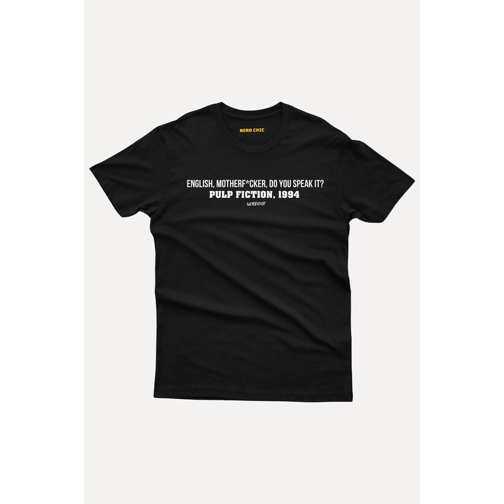 Camiseta Nerd Chic English M.. Do you Speek it? Pulp Fiction Nerd