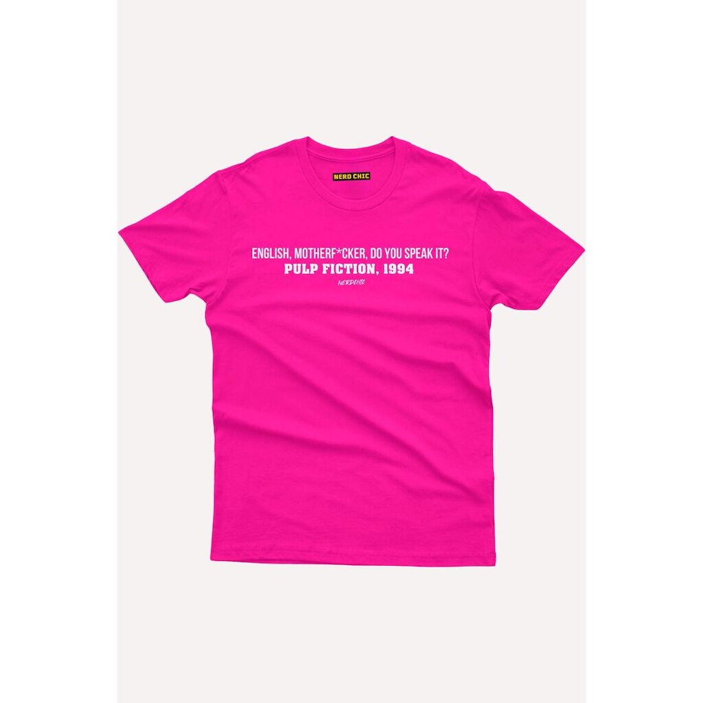 Camiseta Nerd Chic English M.. Do you Speek it? Pulp Fiction Nerd