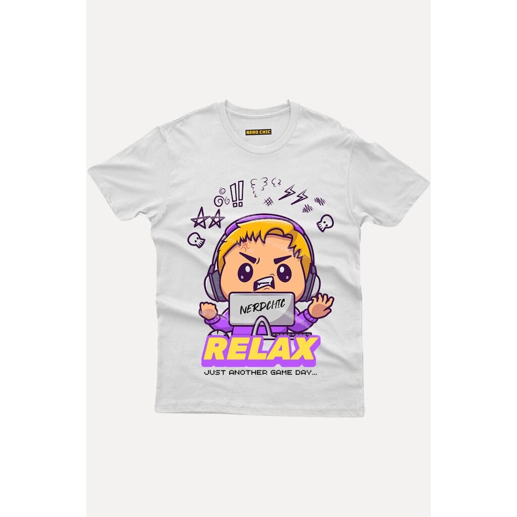 Camiseta Nerd Chic Gamer Relax Danger By Loja Geek e Nerd