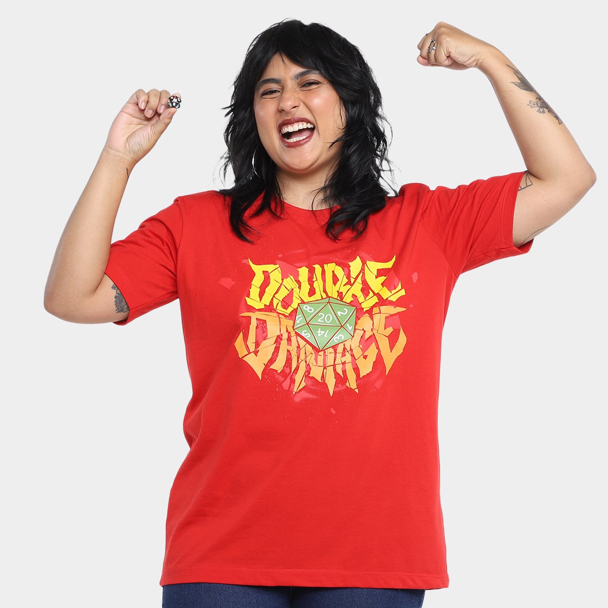 Camiseta NerdStore Double Damage - 1