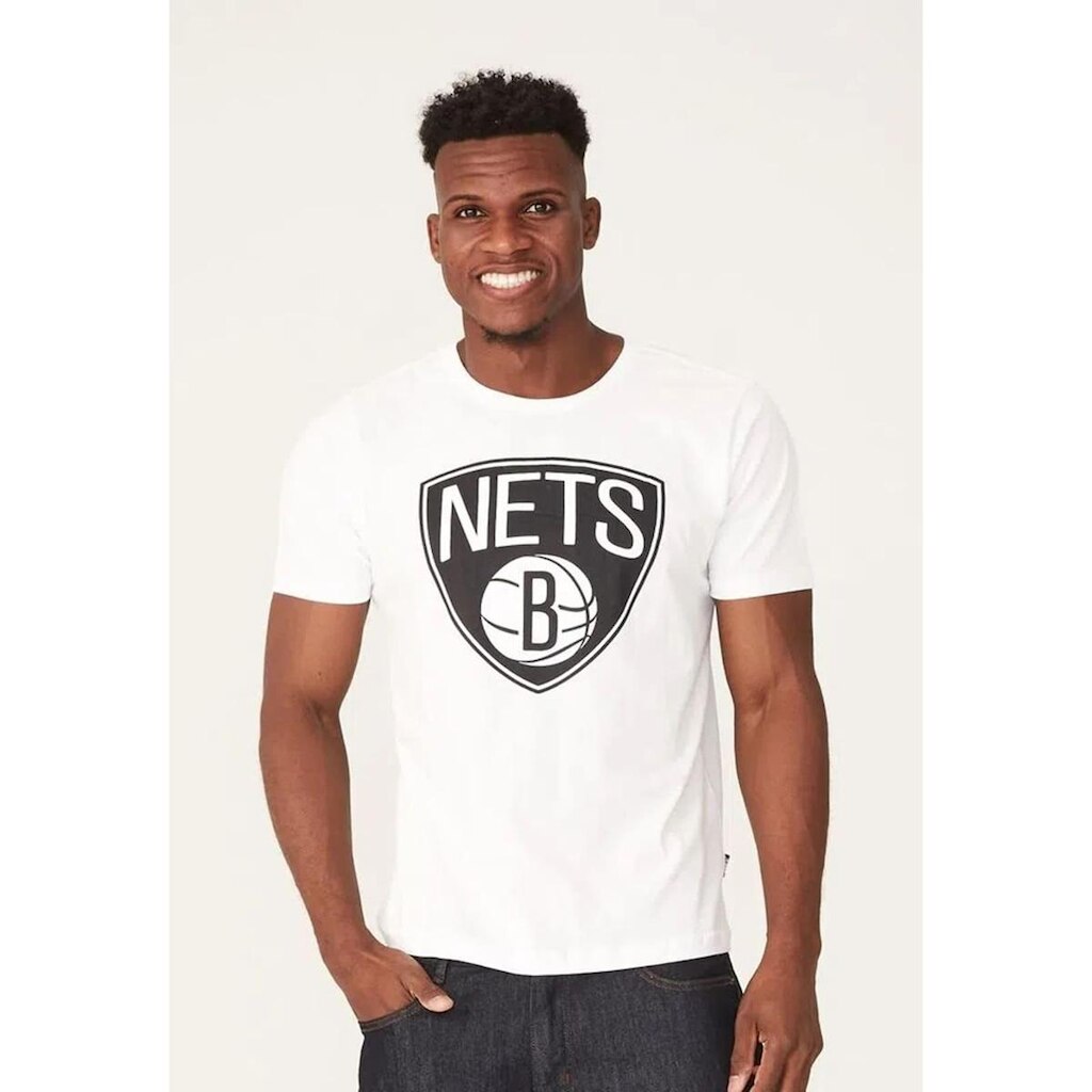 Camiseta Nets NBA Brooklyn Classic Branca