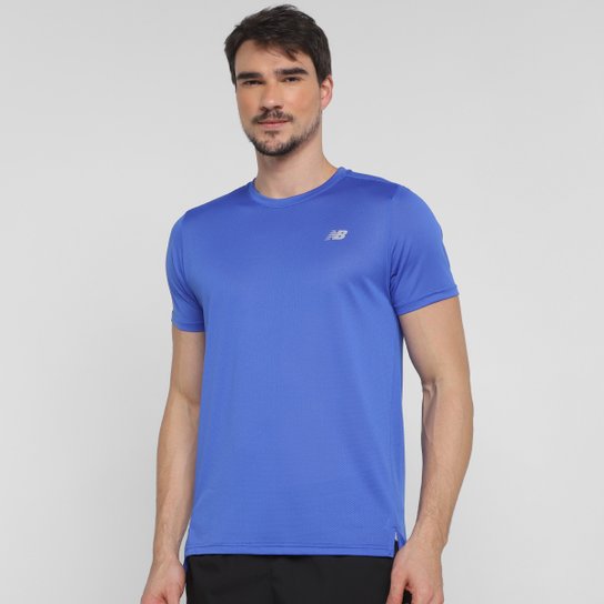 Camiseta New Balance Accelerate Masculina - Azul Royal é ruim? Camiseta New Balance Accelerate Masculina - Azul Royal é boa?