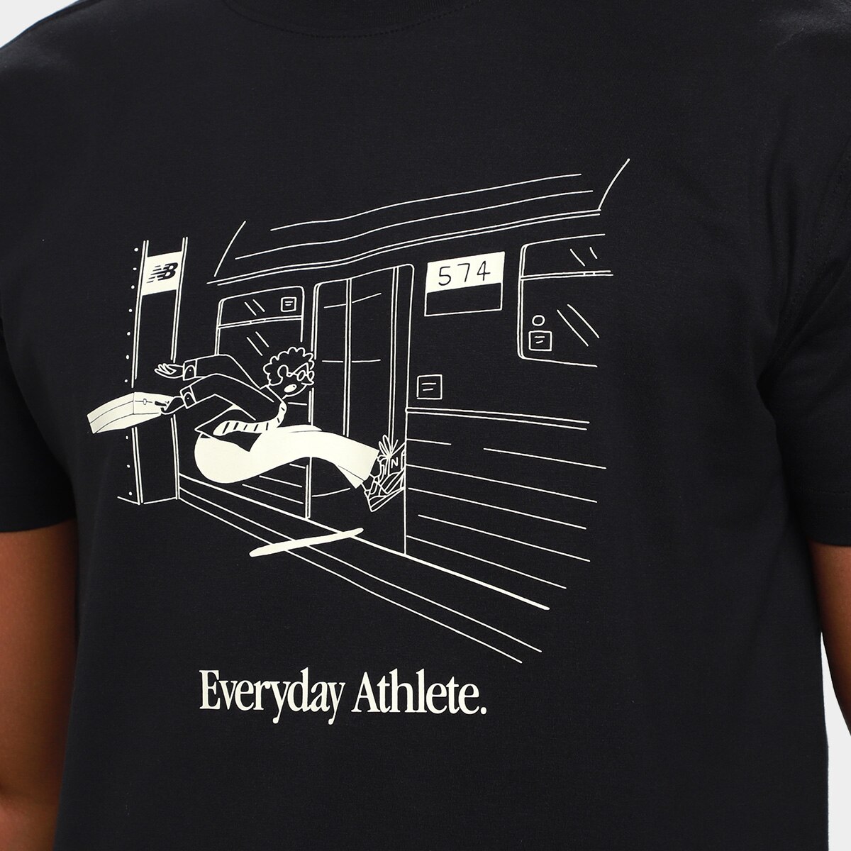 Camiseta New Balance Everyday Athlete Train Jumper Masculina - 2