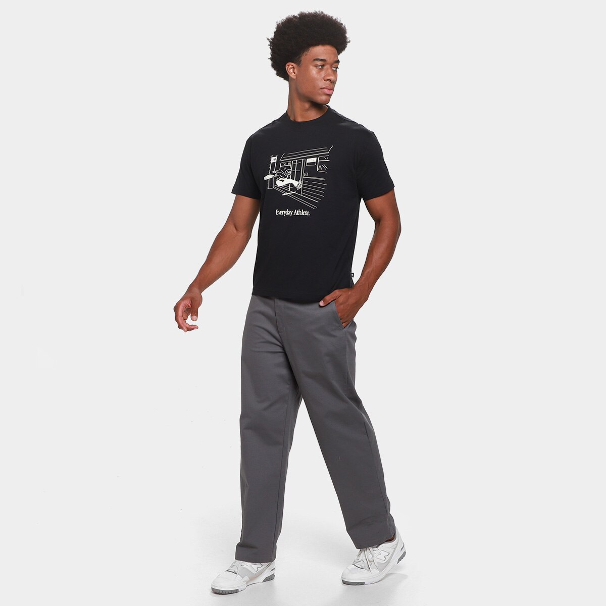 Camiseta New Balance Everyday Athlete Train Jumper Masculina - 4