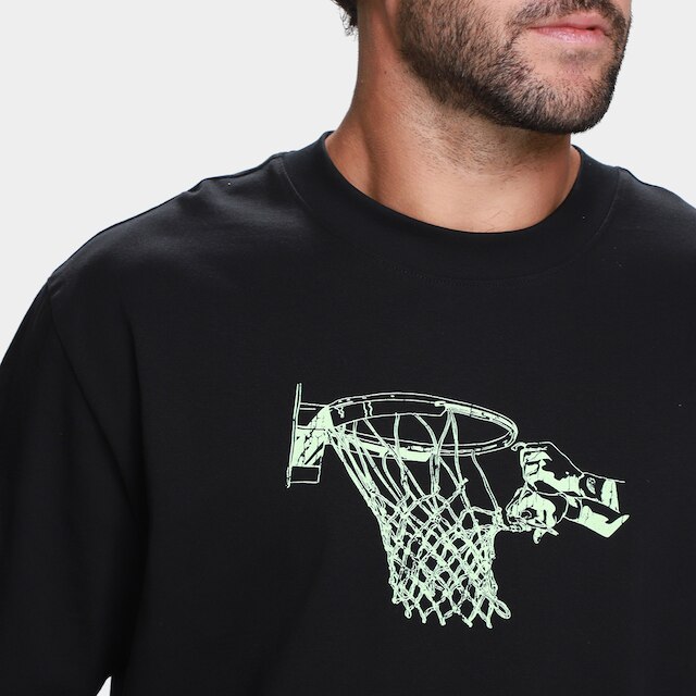 Camiseta New Balance Hoops Masculina