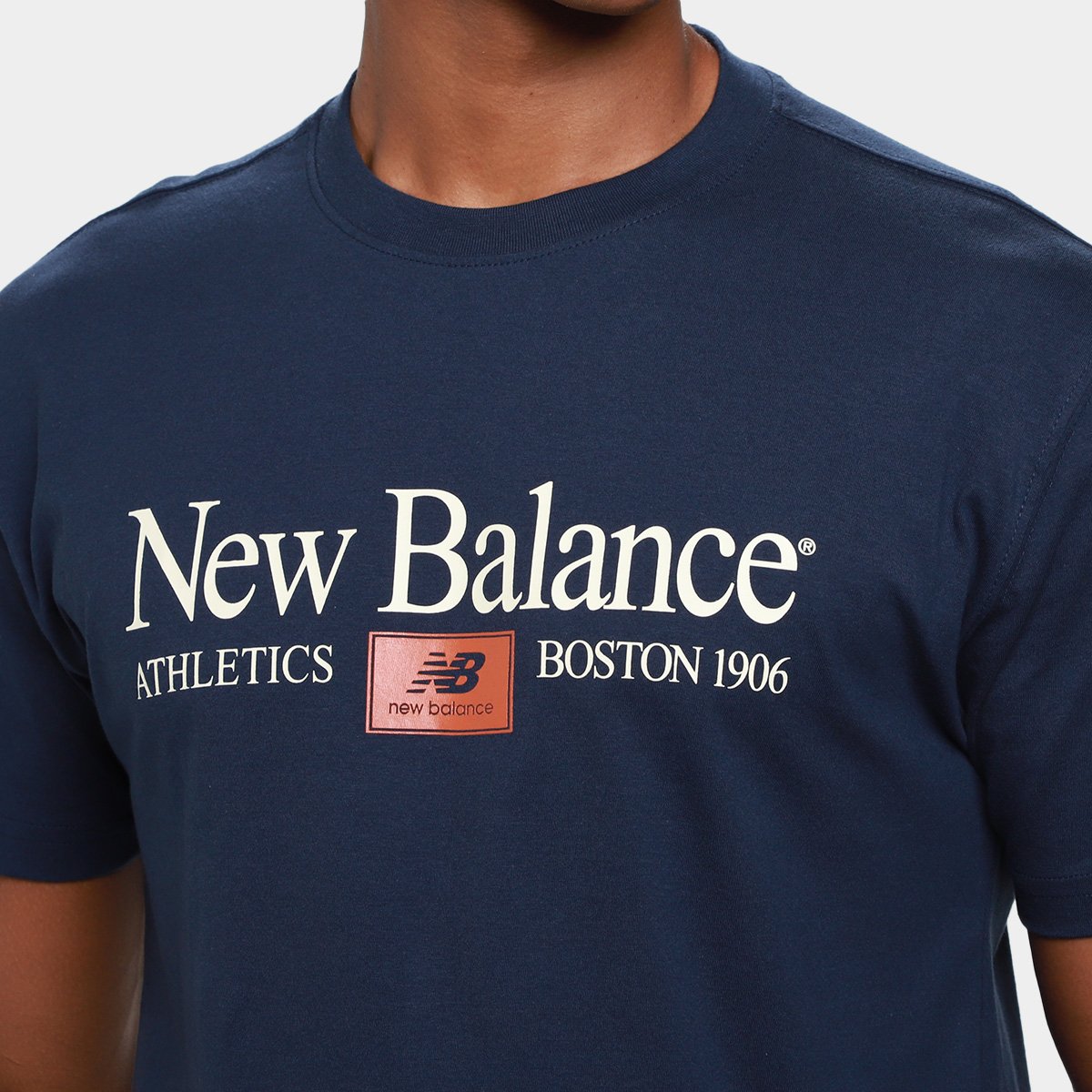 Camiseta New Balance Linear Athletics Masculina - 2