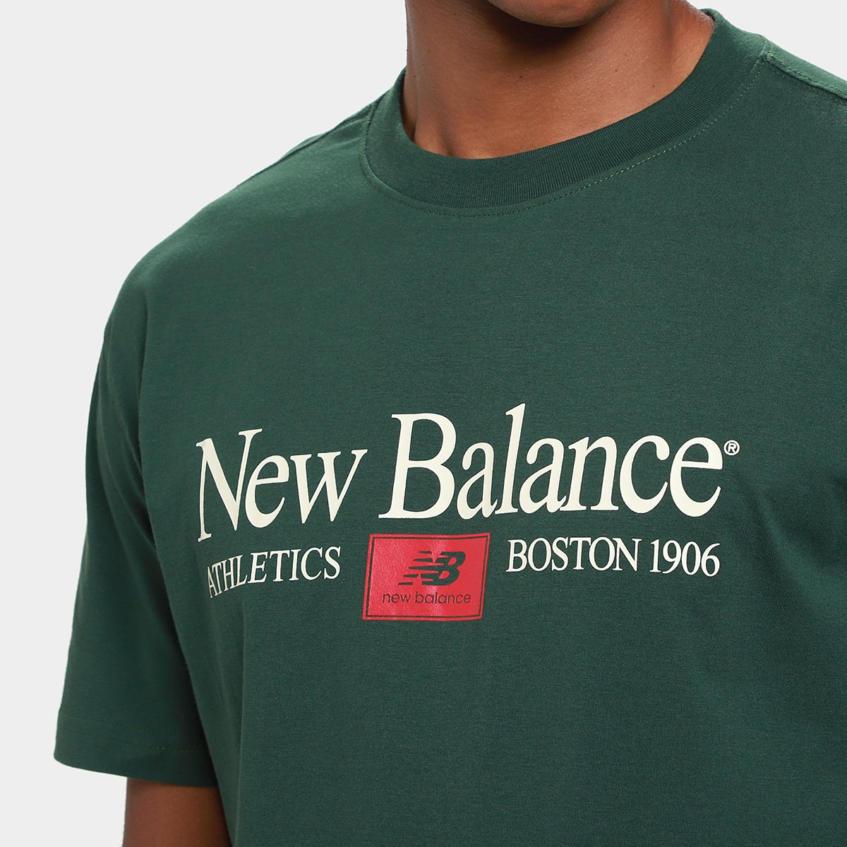 Camiseta New Balance Linear Athletics Masculina - 2