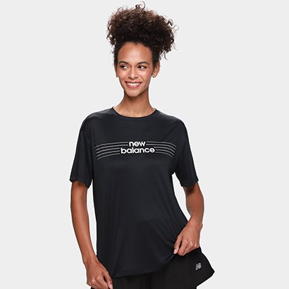 Camiseta New Balance Linear Performance Feminina - Feminino