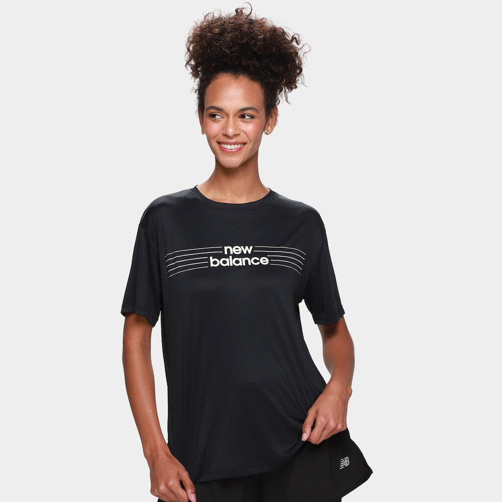 Camiseta New Balance Linear Performance Feminina