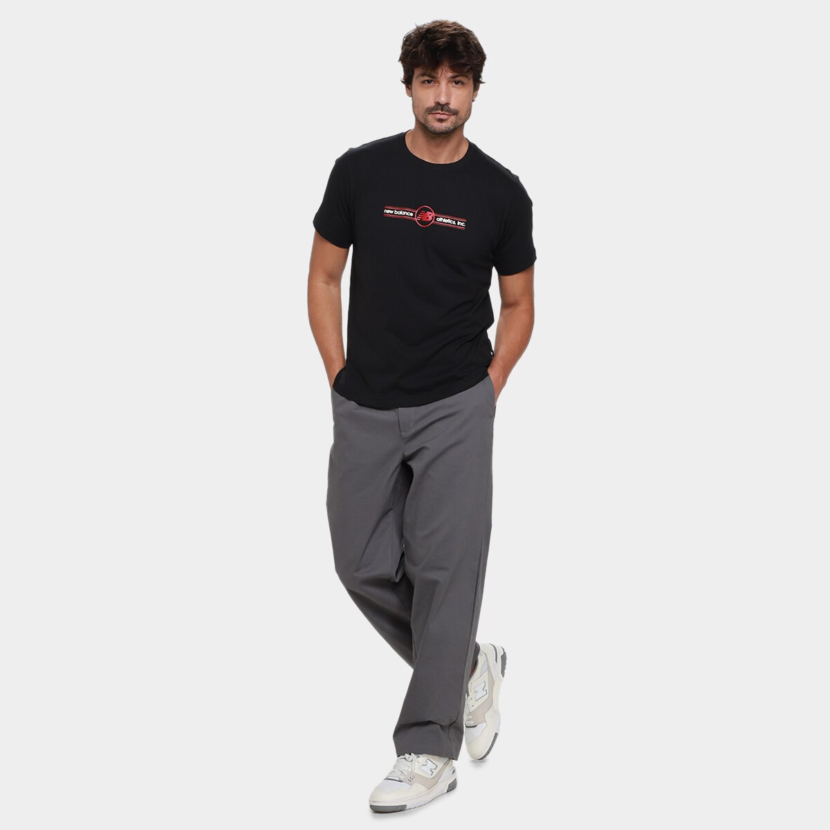 Camiseta New Balance Logo Belt Masculina - 4