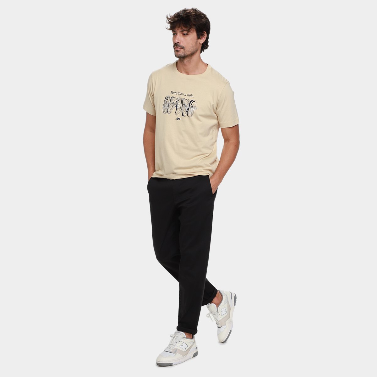 Camiseta New Balance Mile Masculina - 3
