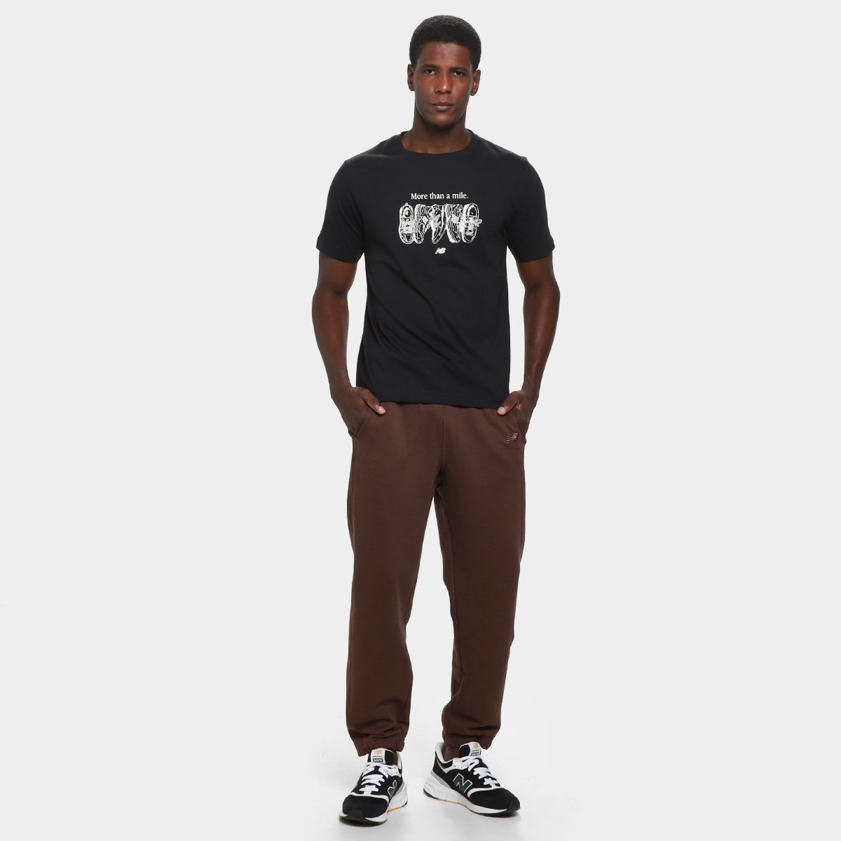 Camiseta New Balance Mile Masculina - 3