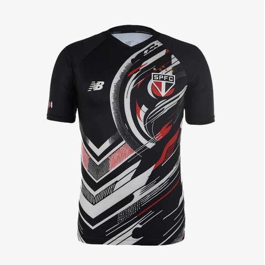 Camiseta  New Balance Pre jogo  São paulo 25  Masculino