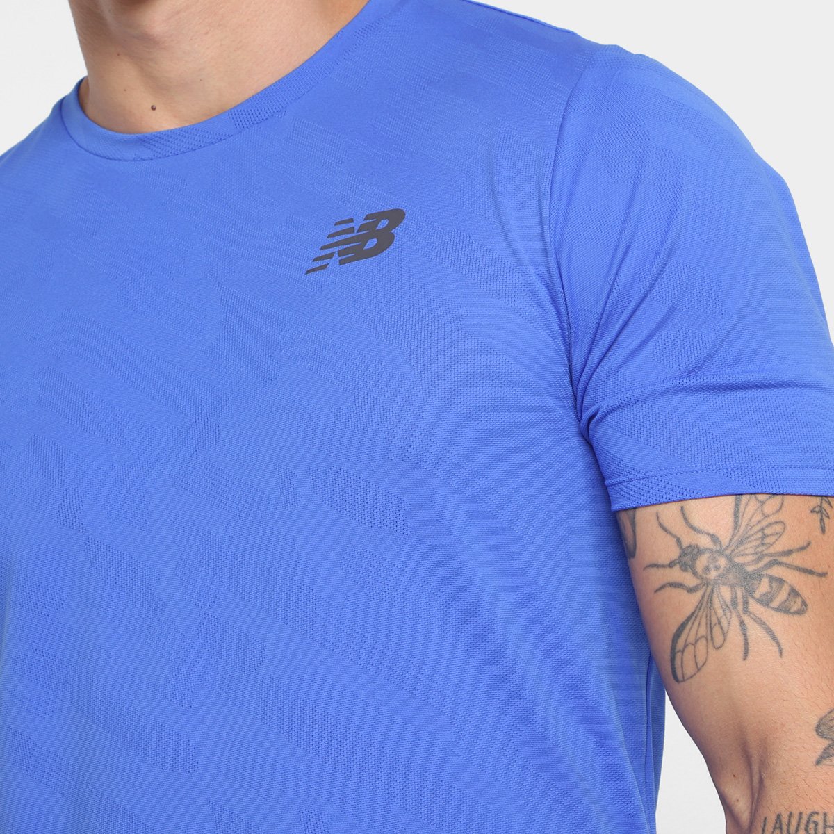 Camiseta New Balance Q Speed Jacquard Masculina - 2