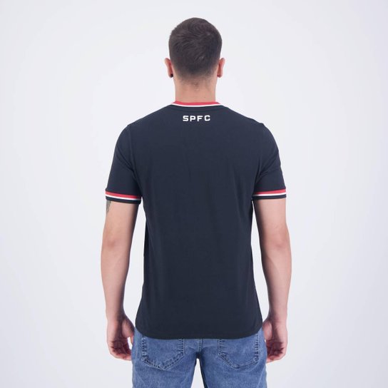 Camiseta New Balance São Paulo Retrô Preta
