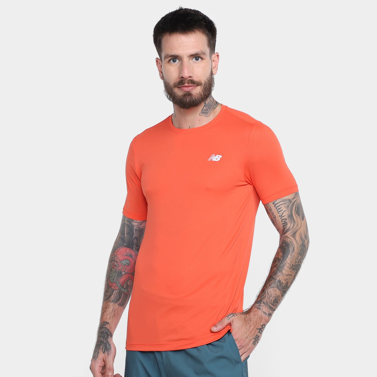 Camiseta New Balance Sport Essentials Masculina Menor preço em Camiseta New Balance Sport Essentials Masculina