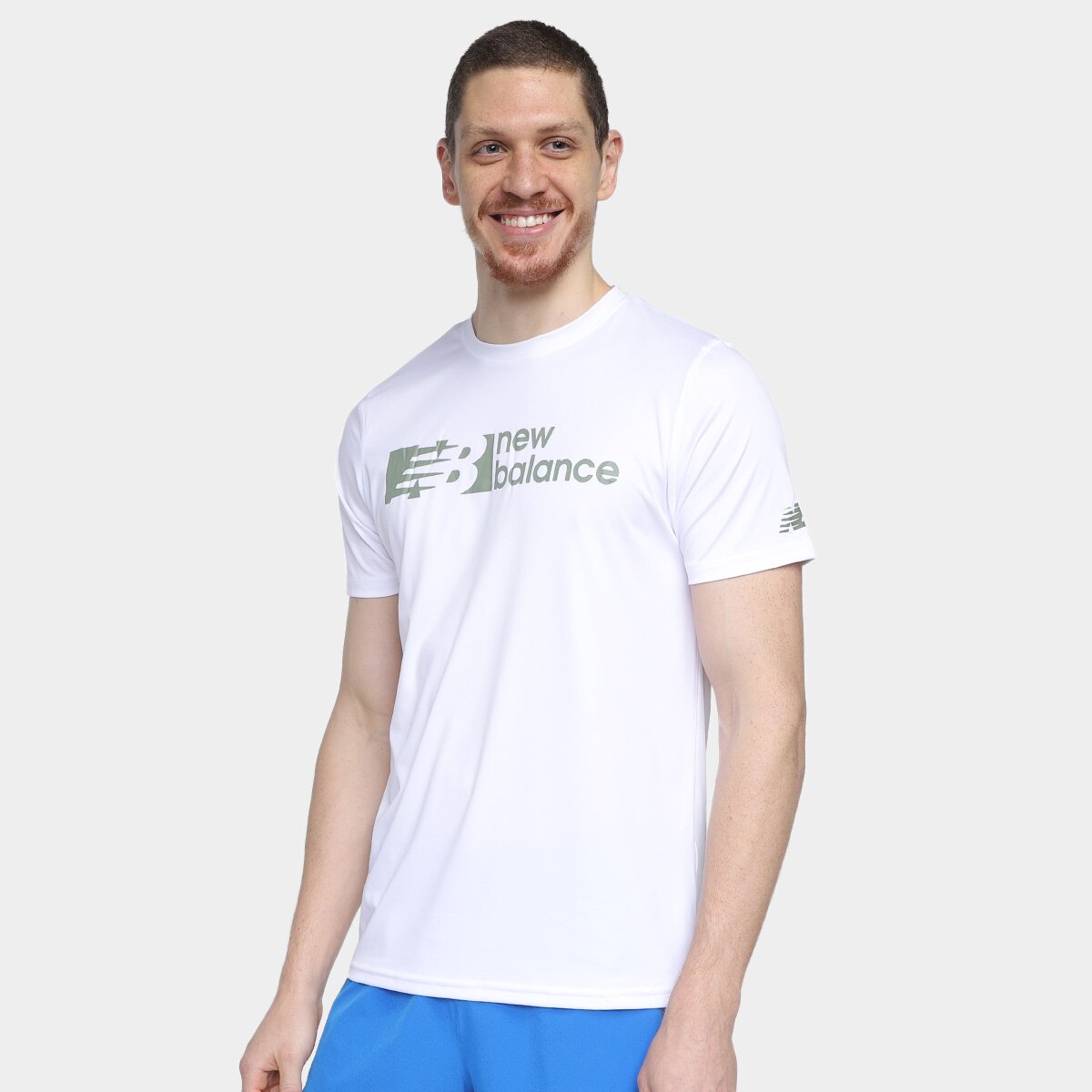 Camiseta New Balance Tenacity Graphic Masculina Menor preço em Camiseta New Balance Tenacity Graphic Masculina