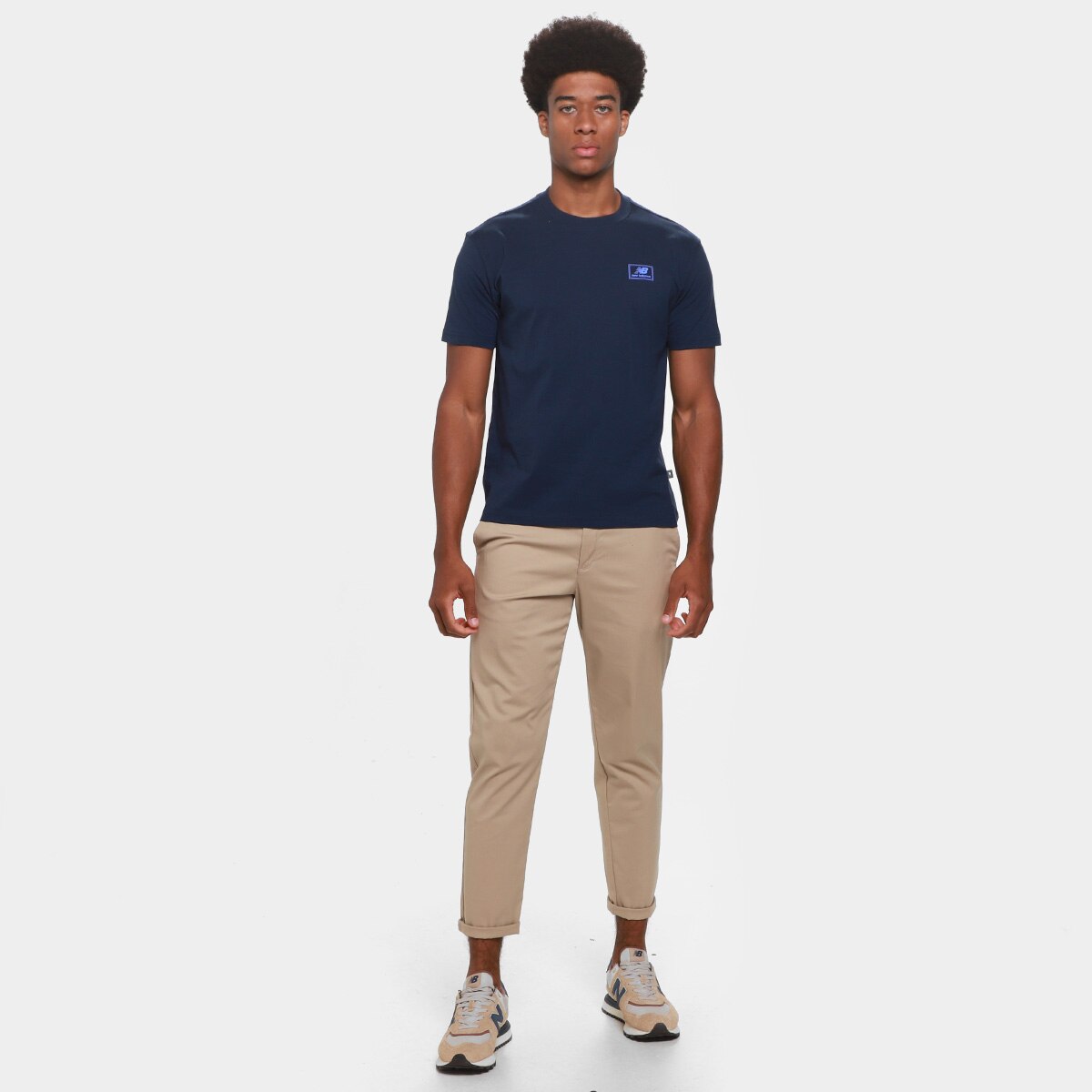 Camiseta New Balance Woven Label Masculina - 4