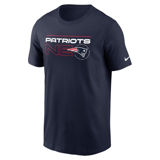 Camiseta New England Patriots Nike Broadcast Masculina - Marinho Menor preço em Camiseta New England Patriots Nike Broadcast Masculina - Marinho