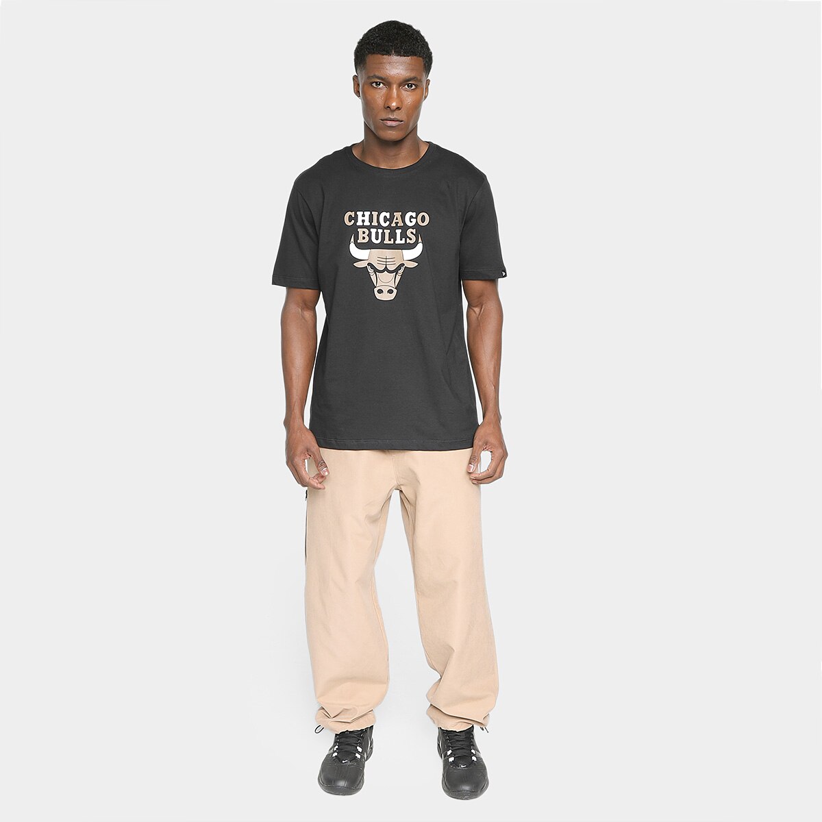 Camiseta New Era Core Chicago Bulls Masculina - 3