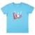 Camiseta New Era Infantil Com Logo Frontal Claro Menino - Azul