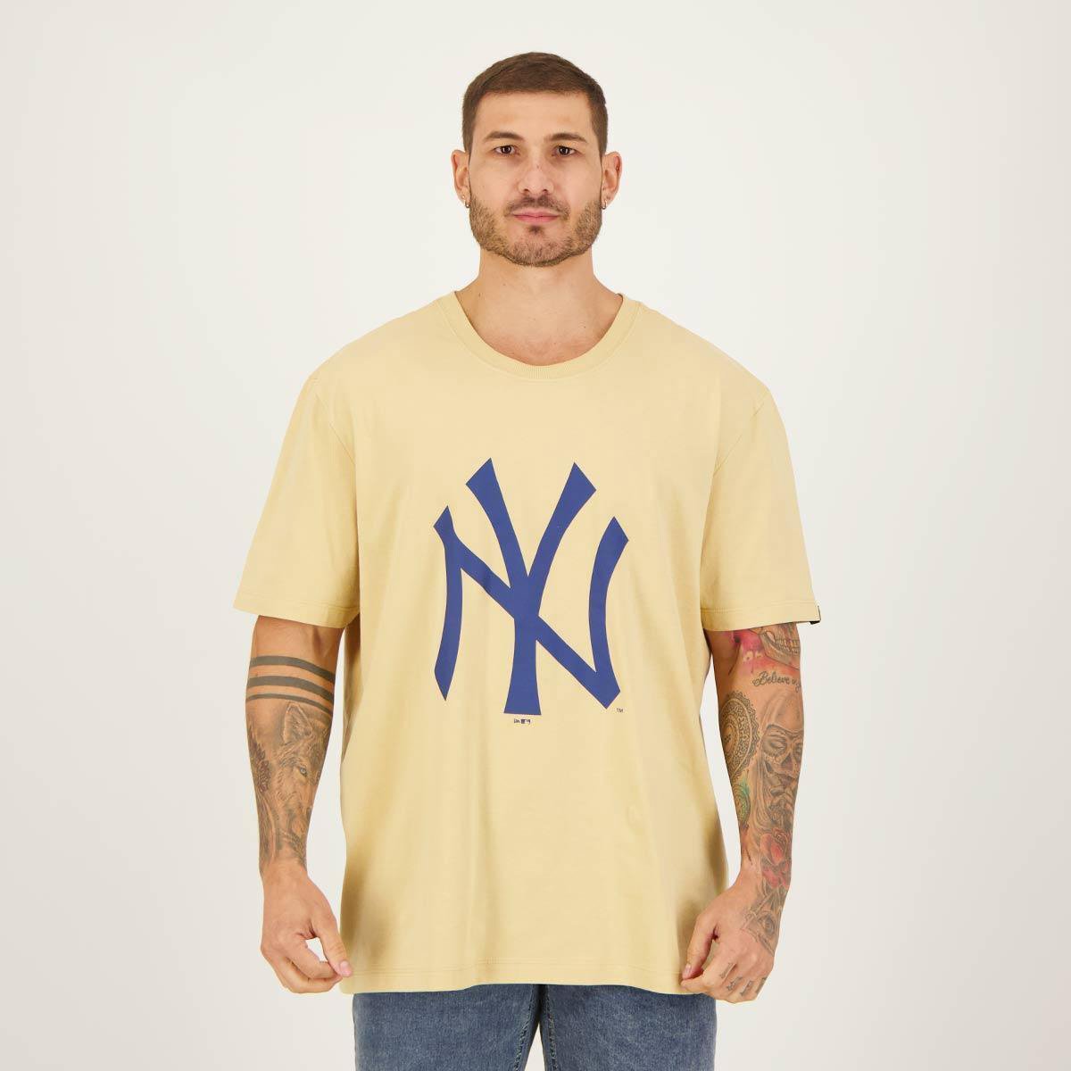 Camiseta New Era Logo Yankees Masculina Menor preço em Camiseta New Era Logo Yankees Masculina