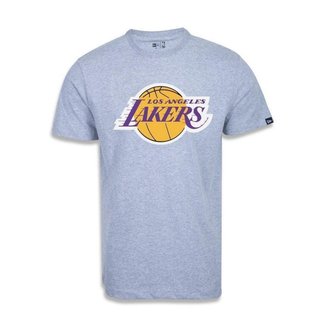 Camiseta New Era Los Angeles Lakers Basic Logo Nba Unissex