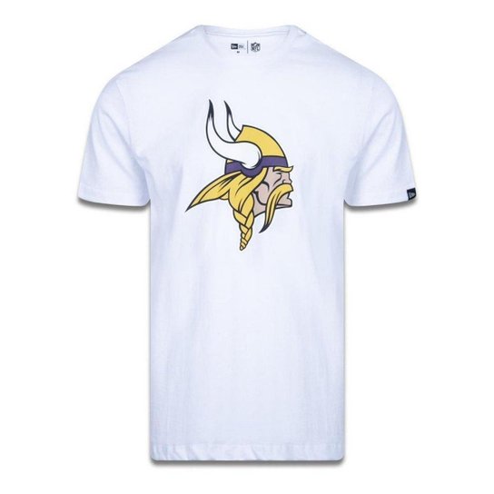 Camiseta New Era Minnesota Vikings Logo Time NFL - Branco Menor preço em Camiseta New Era Minnesota Vikings Logo Time NFL - Branco