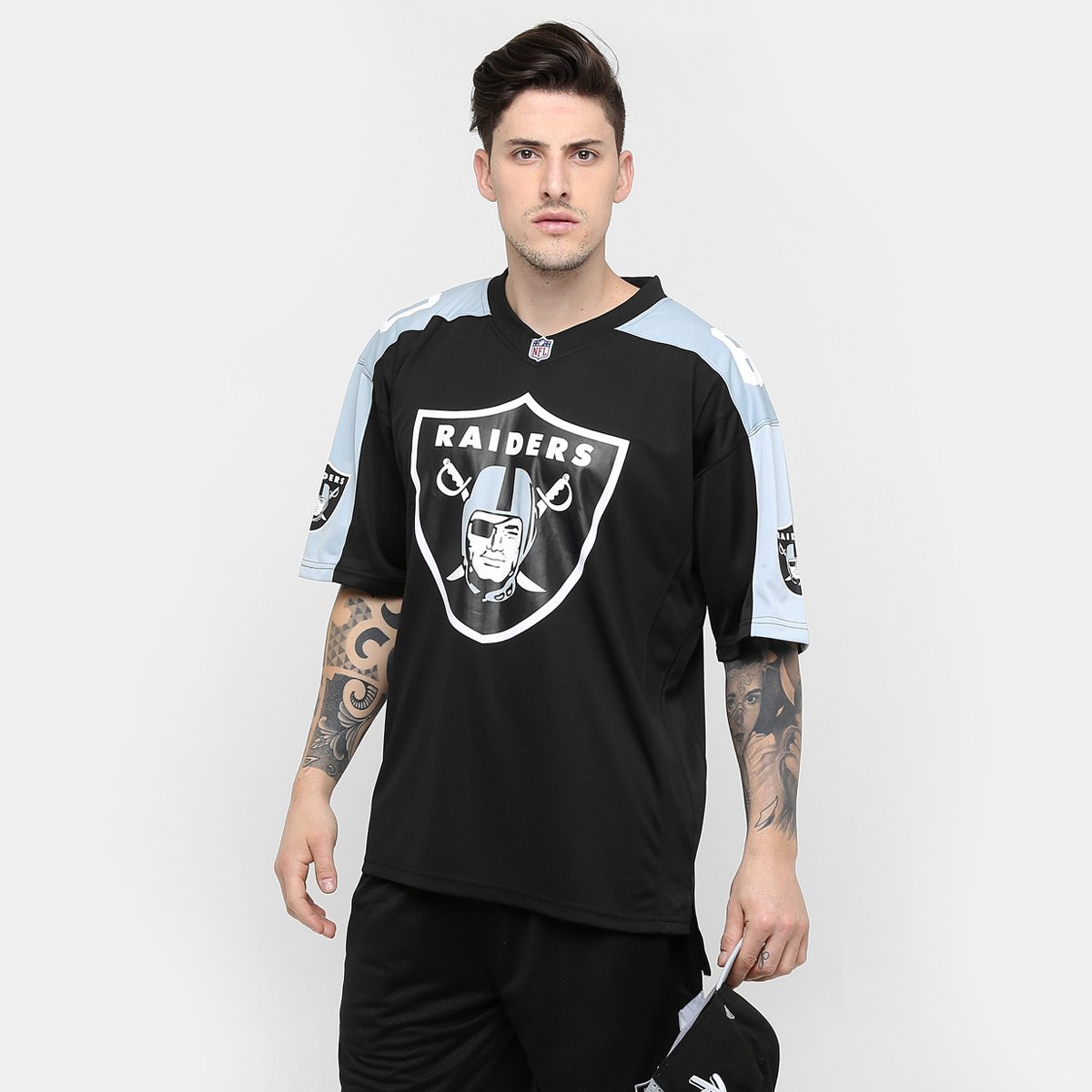 Futebol Americano Camiseta Raiders Nike Camiseta New Era NFL