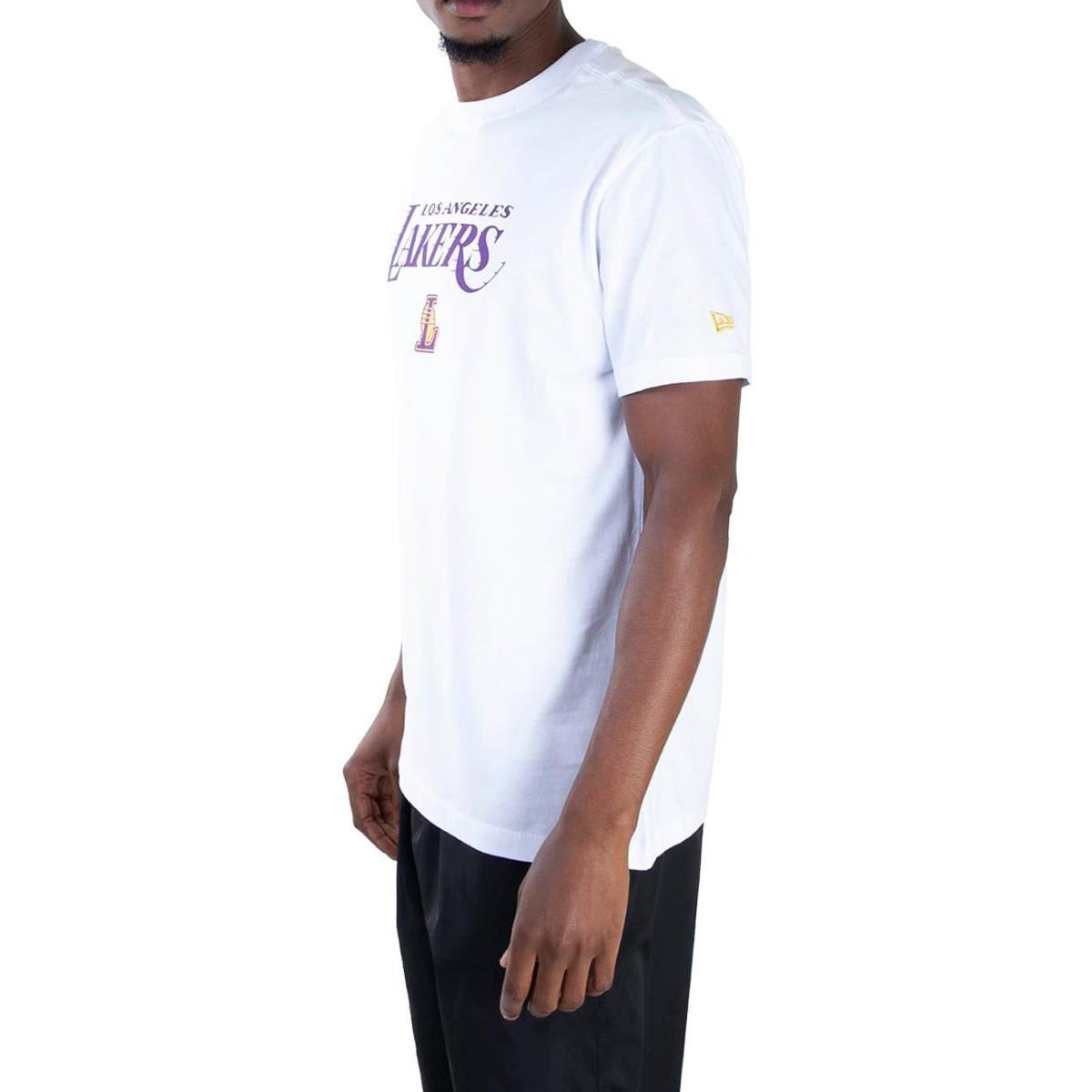 Camiseta New Era Plus Size NBA Los Angeles Lakers Essentials Team