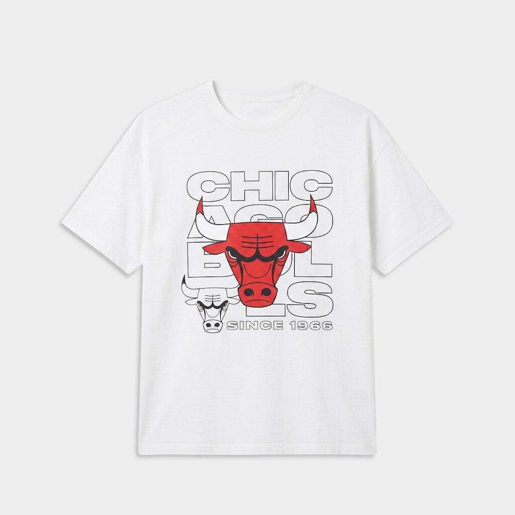 Camiseta New era Regular Chicago Bulls NBA Masculino