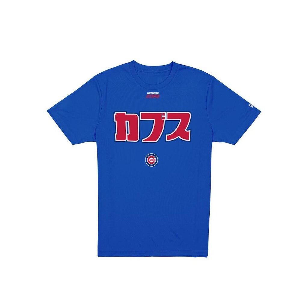 CAMISETA NEW ERA REGULAR CHICAGO CUBS MLB HYPERFLY AZUL