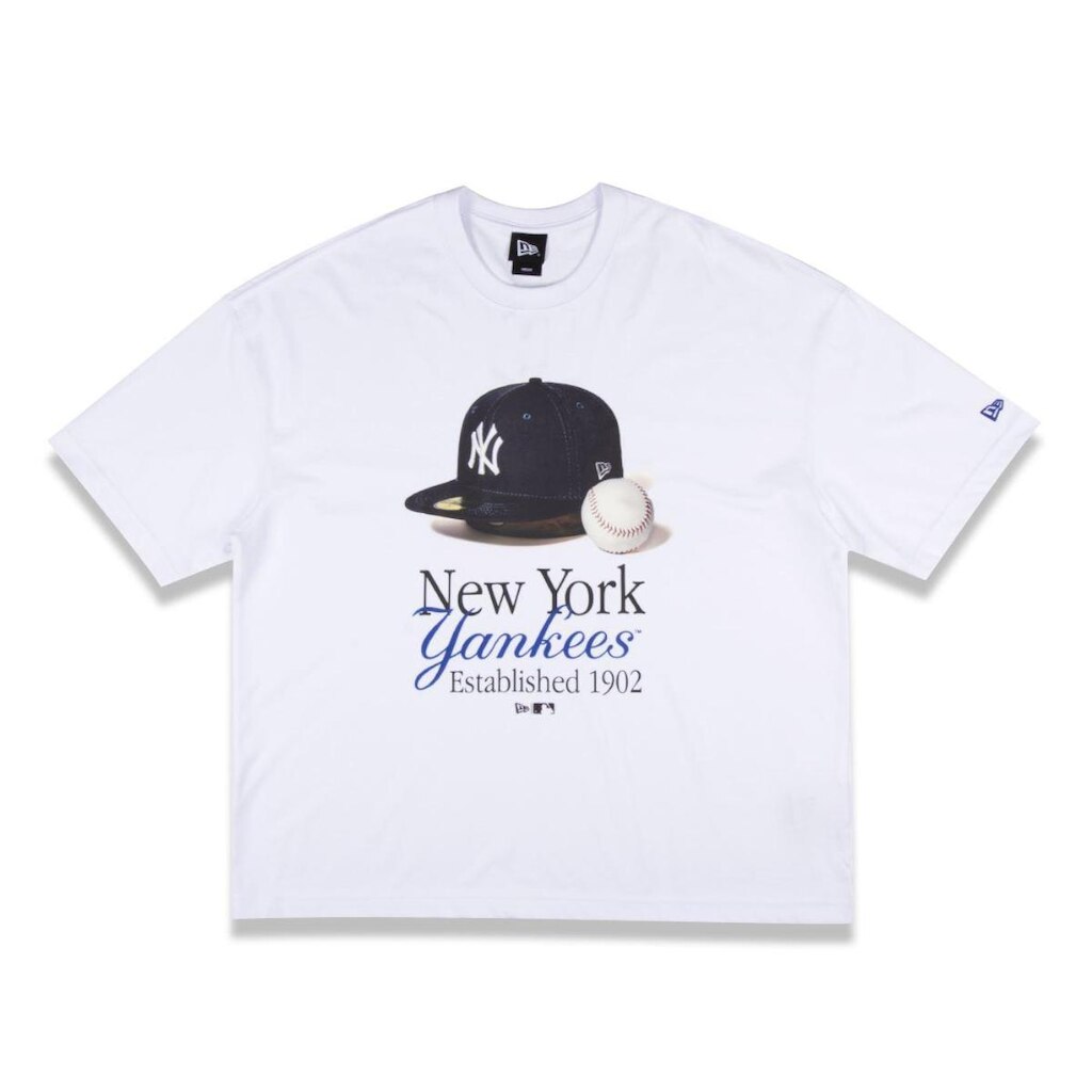 CAMISETA NEW ERA REGULAR NEW YORK YANKEES BRANCO