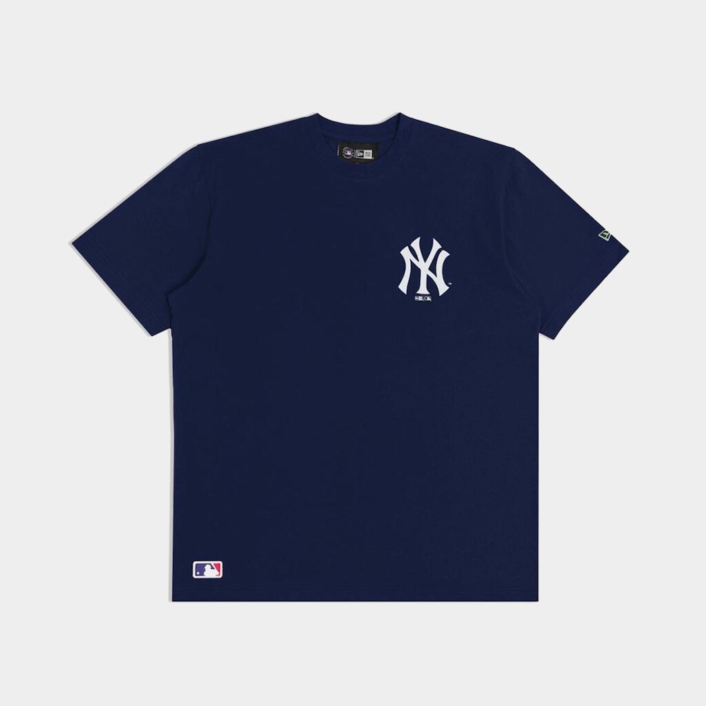 Camiseta New Era Regular New York Yankees MLB Marinho