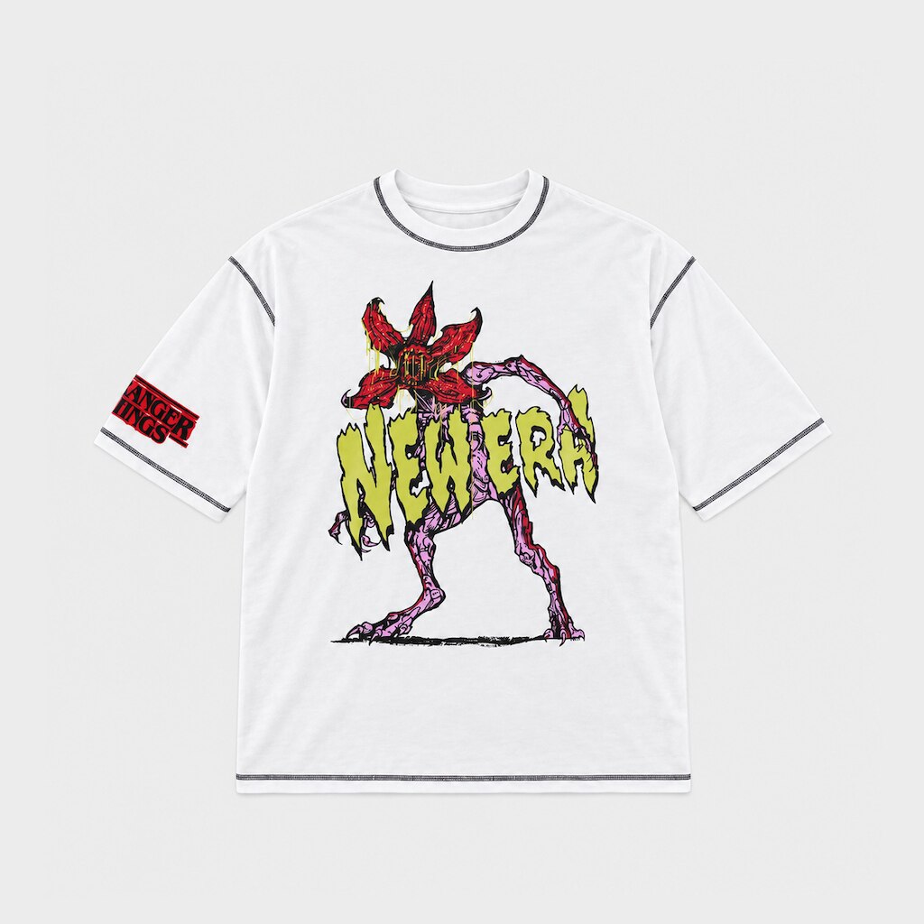 Camiseta New Era Regular Stranger Things NEW ERA Branco