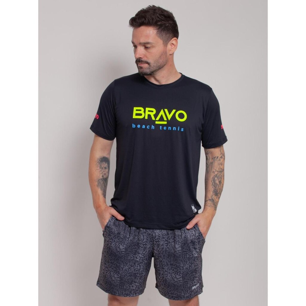 Camiseta New Game Manga Curta Preta