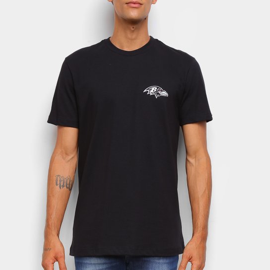 Camiseta NFL Baltimore Ravens New Era Masculina - Preto Menor preço em Camiseta NFL Baltimore Ravens New Era Masculina - Preto